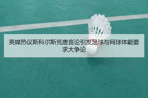 英媒热议斯科尔斯荒唐言论引发足球与网球体能要求大争论 - yibeisports